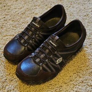 Skechers Women's Dream Come True Brown Slip On Sneakers